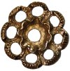 Cast Brass Floral Back Plate - MSC-101