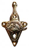 Cast Brass Trunk Drawbolt T-167