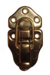 T-110 Brass Plated Trunk Drawbolt