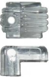 Clear Plastic Mirror Clip MIR-110