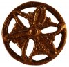 BK-103D Cast Brass Knob with an Antique Finish