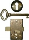 Flush Mounted Lock Set with Key and Keyhole Cover LCK-1101