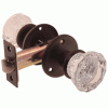 DS-118 Passage Glass Door Knobs Set in Bronze