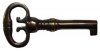 K-103D Cast Brass Key with Antique Finish