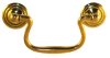 Brass Queen Anne Drawer Pull in 5 Sizes