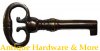 K-103D Cast Brass Key with Antique Finish