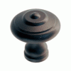 BK-153 Cast Iron Knob in Matt Black