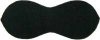 Leather Trunk Strap Keeper in Black T-153