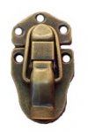 T-110ANT Trunk Drawbolt in Antique Brass