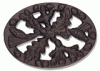 TRVT-1108 Cast Iron Acorn Trivet