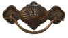 DP-125D Brass Eastlake Pull in an Antique Finish