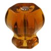 Amber Glass Knob