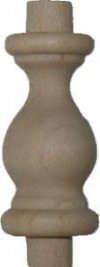 WD-109 Small Hardwood Spindles - 12 per bag
