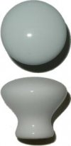 BK-149 1 1/4" Diameter Porcelain Knob