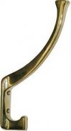 HK-112 Cast Brass Mission Style Coat Hook