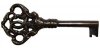 K-102D Cast Brass Key with an Antique Finish