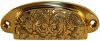 Cast Polished Brass Bin Pull - BP-101