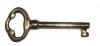 K-104 Skeleton Key with Polished Brass Finish
