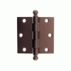 DH-102 Pair of 3" Door Hinges in Oil Rubbed Bronze