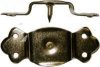 Pair of Brass Plated Trunk Handle Loops T-146
