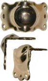 T-205 Large Stamped Brass Trunk Clamp