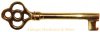 K-101 Cast Brass Key in a Polished Finish