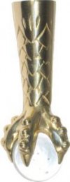 Brass and Glass Claw Feet CT-107