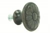 BK-160 Sunburst Knob in Antique Brass