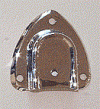 T-101N Pair of Nickel Plated Trunk Handle End Caps