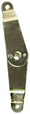 T-118 Nickel Plated Small Trunk Lid Stay