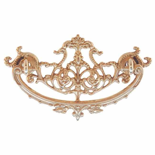 Brass Victorian American Oak Drawer Pull DP-193-Antique Hardware & More LLC