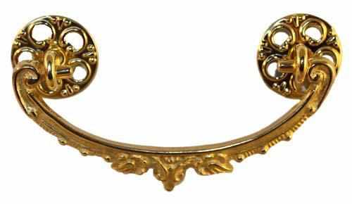 DP-102 Brass Victorian Drawer Pull-Antique Hardware & More LLC