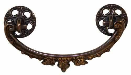 DP-102D Brass Drawer Pull with Antique Finish-Antique Hardware & More LLC