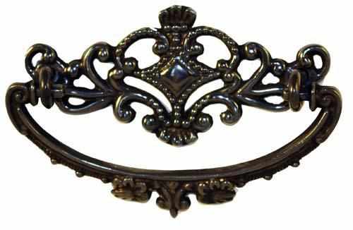 DP-115D Cast Bras Drawer Pull with Antique Finish-Antique Hardware & More LLC