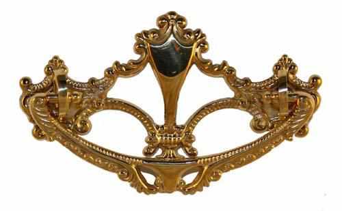 DP-118 Cast Brass Victorian Drawer Pull-Antique Hardware & More LLC