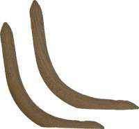 Wooden Chair Hiphuggers - CHP-110-Antique Hardware & More LLC